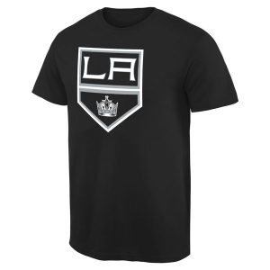 Men’s Los Angeles Kings Black Fan Big Alternate Logo T-Shirt