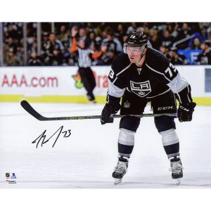 Tyler Toffoli Los Angeles Kings Fanatics Authentic Autographed 8″ x 10″ Black Jersey Close-Up Photograph