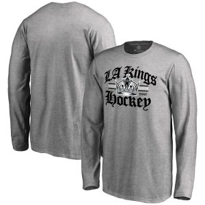 Los Angeles Kings Youth Hometown Collection The Crown Long Sleeve T-Shirt – Ash