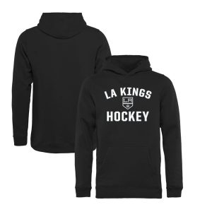 Los Angeles Kings Fanatics Branded Youth Victory Arch Pullover Hoodie – Black